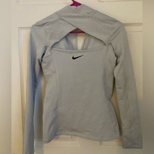 Nike pro hyper warm quarter zip top size xs